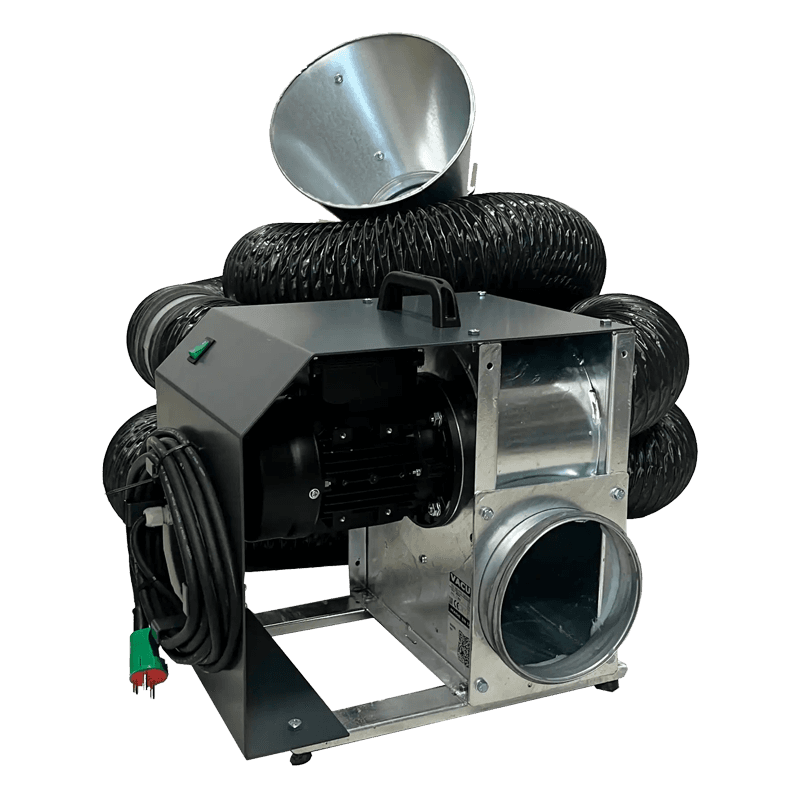 Svejsesug 1650 m3/t inkl. tragt & slange Ø160 230V