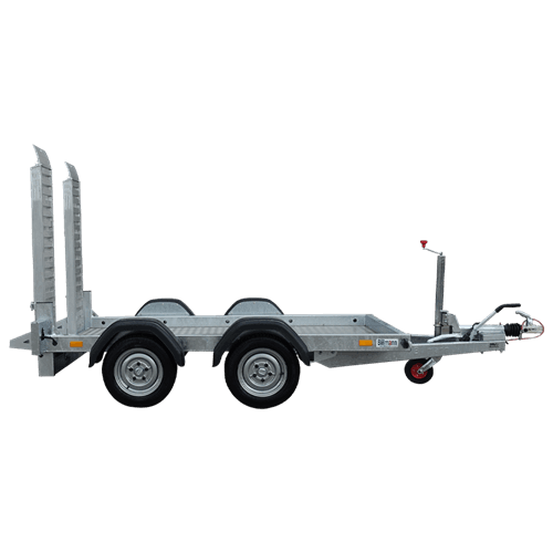 Maskintrailer m/rampe 3500/2840 kg